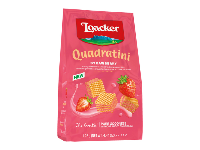 Loacker Quadratini strawberry (125g)