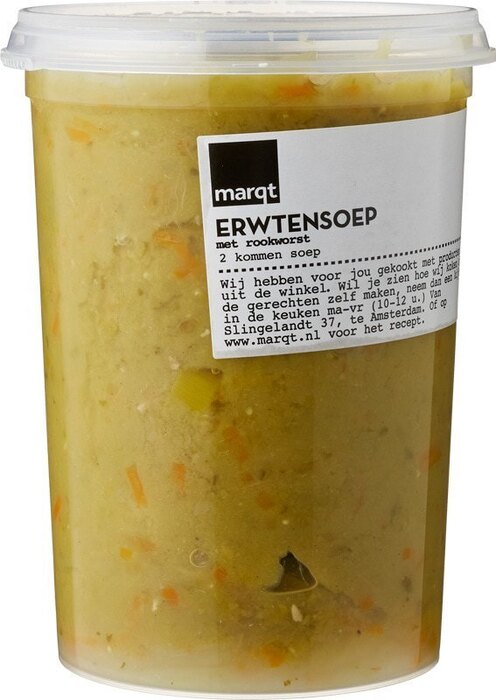 Erwtensoep met rookworst (0.5L)