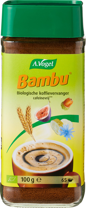Bambu Instant Koffievervanger (plastic pot, 100g)