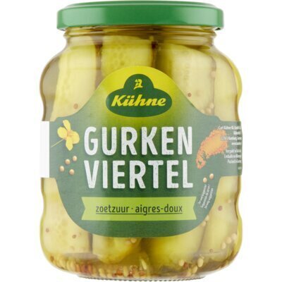 Kühne, Gurken Viertel (Pot, 330g)