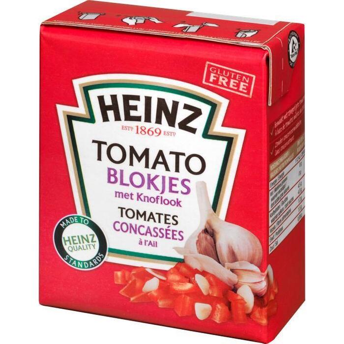 Tomato Blokjes met Knoflook (Pak, 390g)