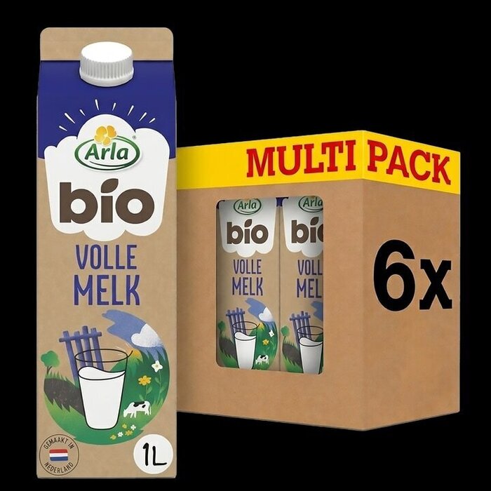 Arla Biologisch Volle Melk 6 x 1L (6 × 1L)