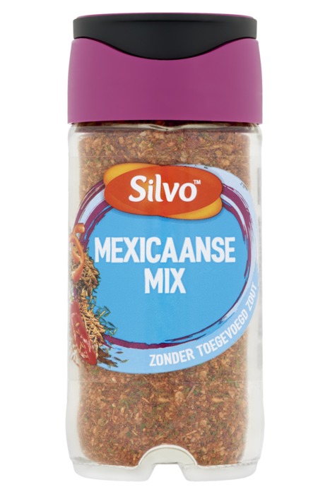 Silvo Mexicaanse mix zonder zout (Pot, 40g)