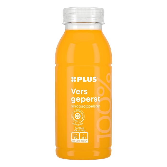 100% zelf geperst sinaasappelsap (Fles, 250ml)
