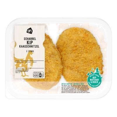 AH Scharrel kipkaasschnitzel 2 stuks (2 × 100g)