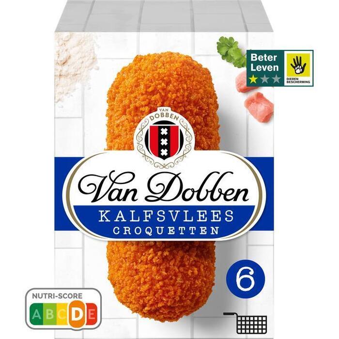 Kalfsvleescroquetten 6 stuks (Doos, 480g)