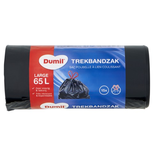Vuilniszak trekband 65 liter