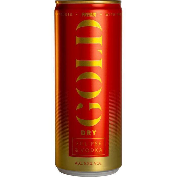 Gold Dry Eclipse & Vodka Premix 250 ml (250ml)
