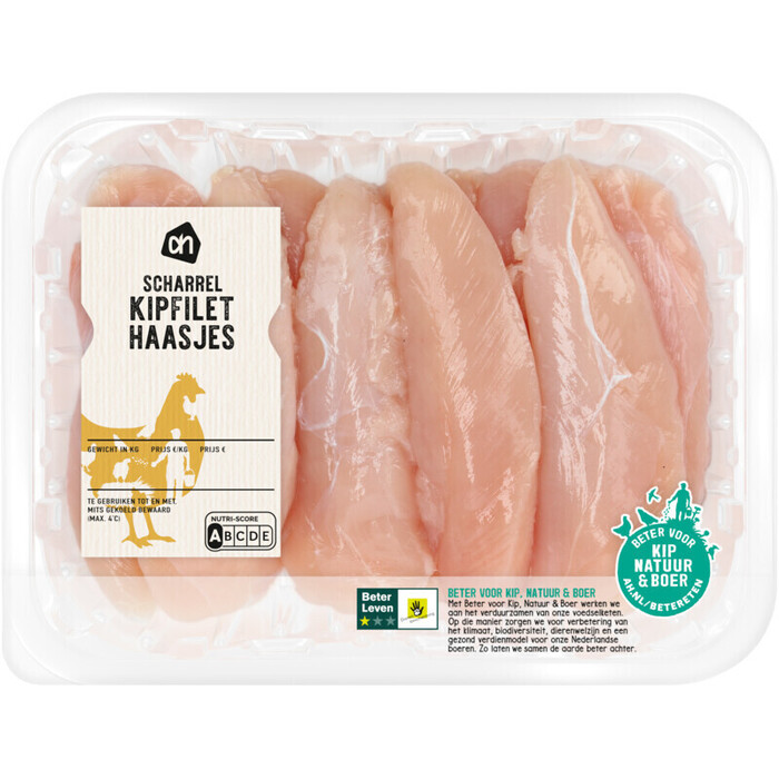 AH Scharrel kipfilethaasjes (450g)