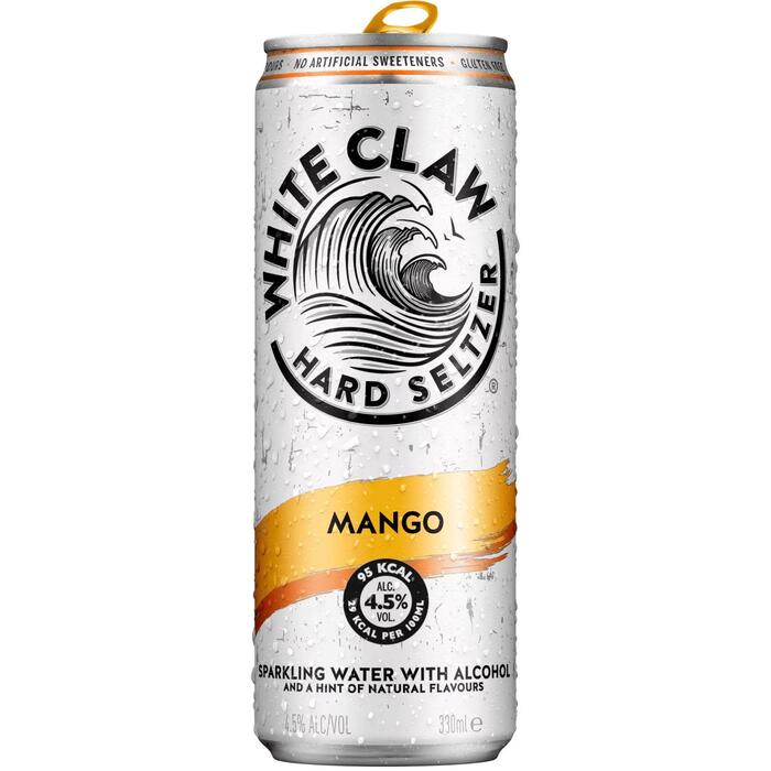 White Claw Hard Seltzer Mango 330ml (Blik, 33cl)