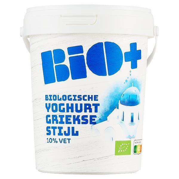 Bio+ Griekse stijl yoghurt 10% (Emmer, 1kg)