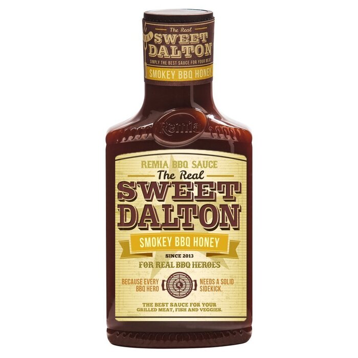 The Real Sweet Dalton Smokey BBQ Honey Saus (knijpfles, 45cl)