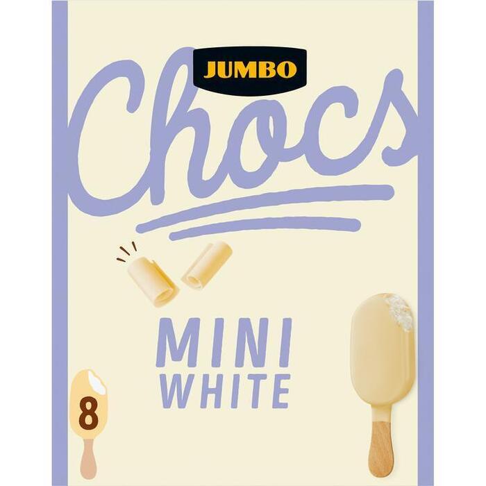 Jumbo Chocs Mini Wit 8 Stuks (280g)