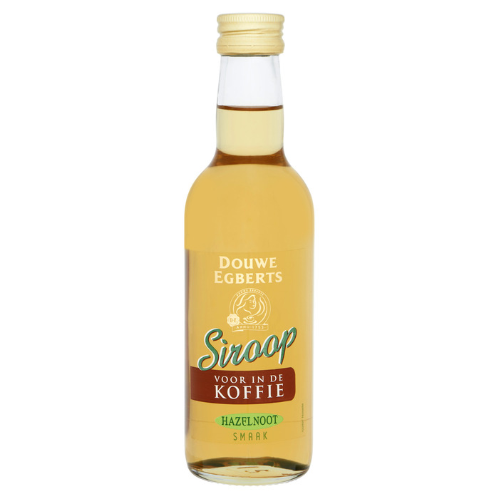 Douwe Egberts Hazelnoot Koffiesiroop 250 ml (Fles, 250ml)