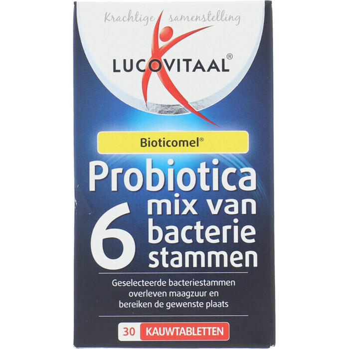 Lucovitaal Probiotica kauwtabletten 30 stuks (30 × 1.5g)