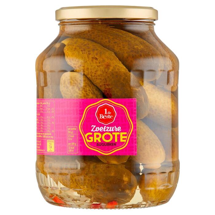 1 de Beste Augurken zoetzuur (1.5kg)