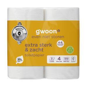G'WOON TOILETPAPIER 3 LAAGS 4 ROLLEN