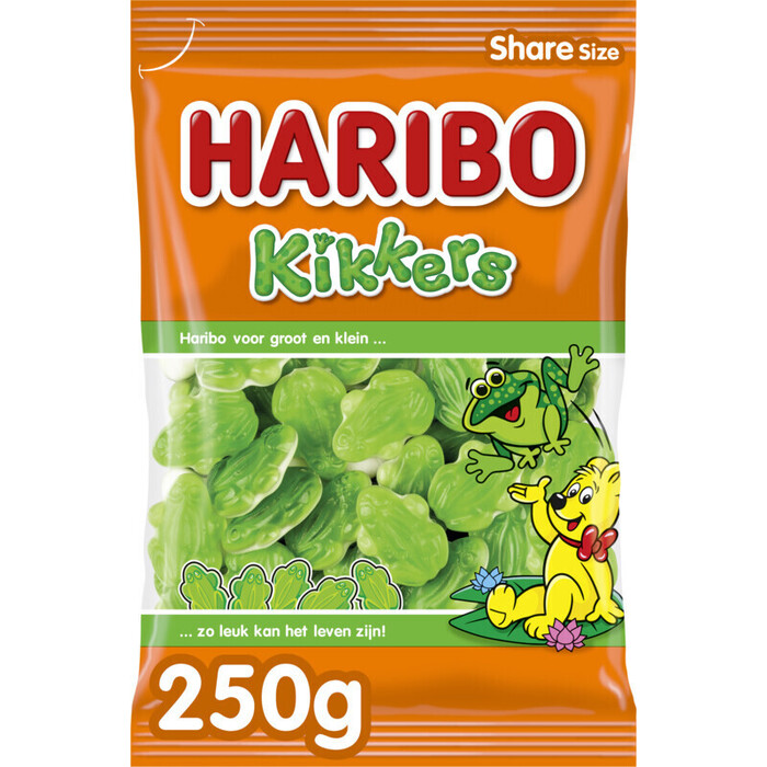 Haribo Kikkers 250 g (Zak, 250g)