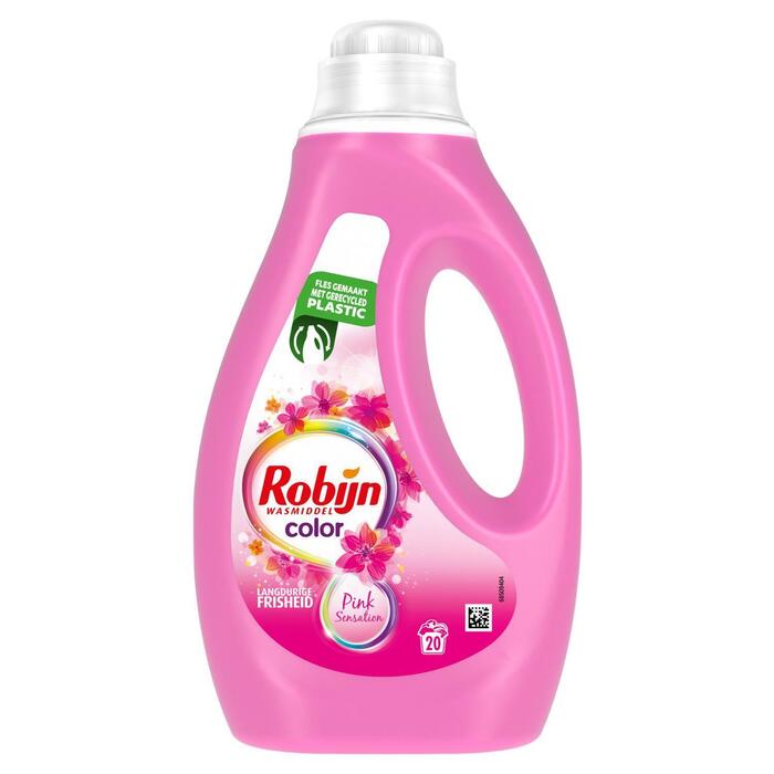 Robijn Vloeibaar Wasmiddel Color Pink Sensation 20 Wasbeurten (1L)