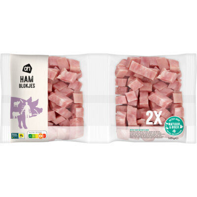 Hamblokjes (250g)