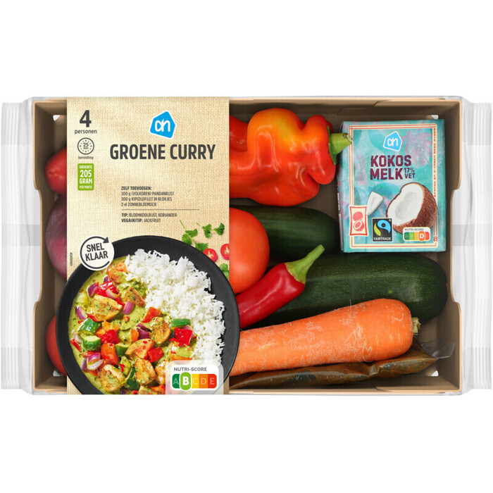 AH Thaise groene curry verspakket (1.2kg)