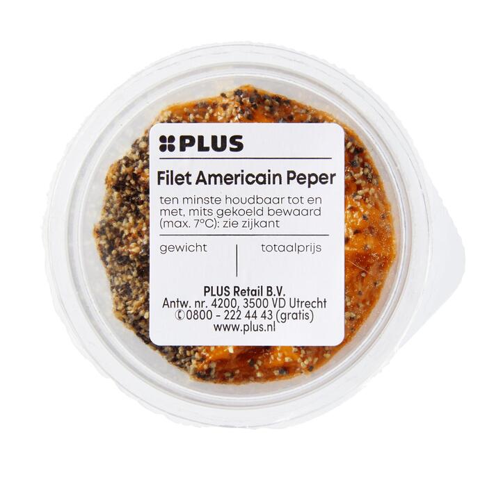 PLUS Filet americain peper cup (Bakje, 70g)