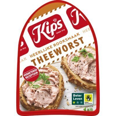 Kips Theeworst 125 g (Kuipje, 125g)