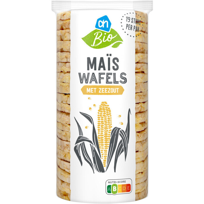 AH Biologisch Maïswafels met zeezout (120g)