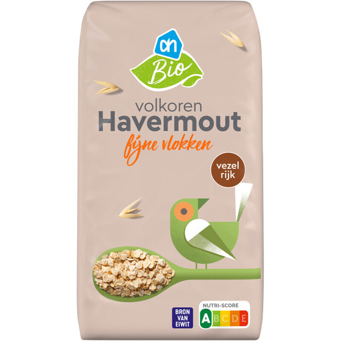 AH Biologisch Havermout fijne vlokken (500g)