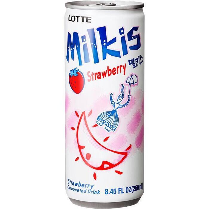 Lotte Milkis strawberry (250ml)