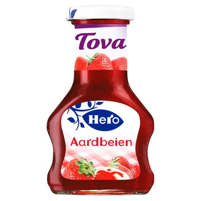 Tova dessertsaus aardbeien (Fles, 125ml)