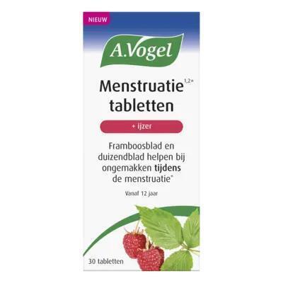 A.Vogel Menstruatie tabletten + ijzer