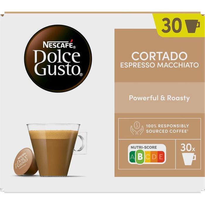Nescafé Dolce Gusto Cortado Espresso Macchiato Koffie Capsules 30 Stuks (30 × 6.3g)