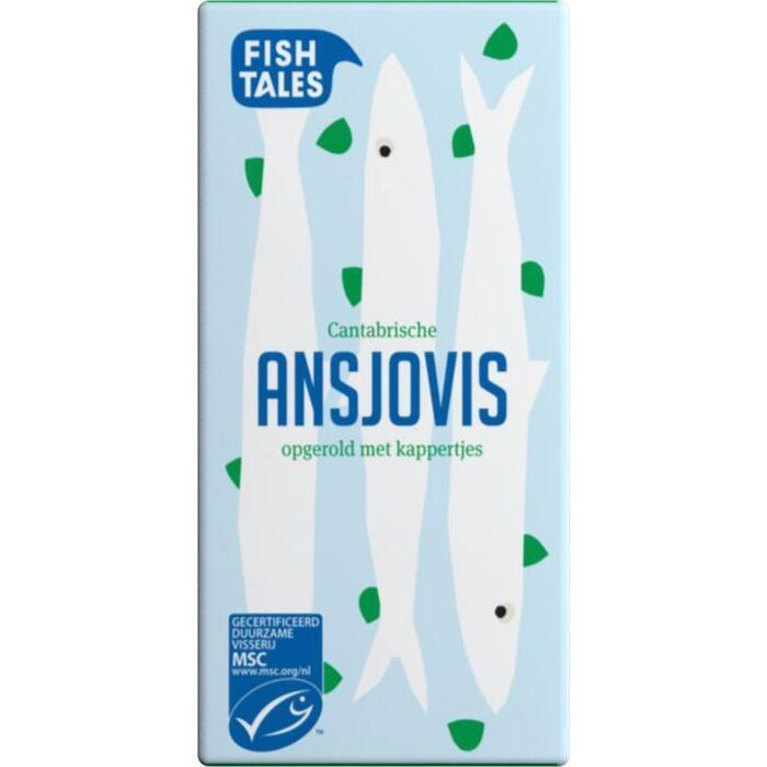 Fish Tales Ansjovis kappertjes msc (50g)