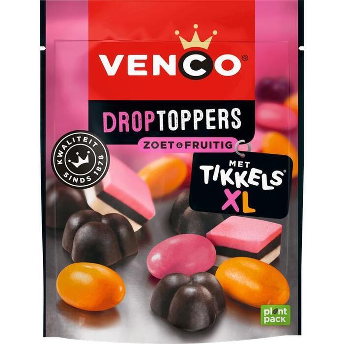 Venco Droptoppers Zoet & Frutig met Tikkels XL 225 g (225g)