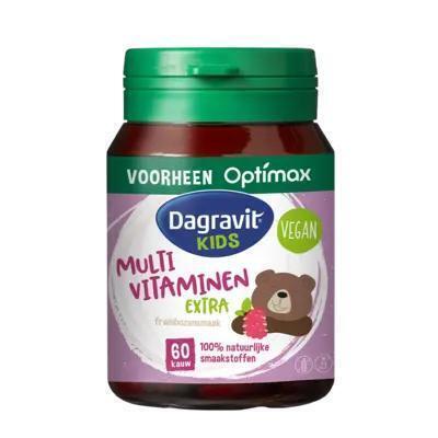 Dagravit Natural kids multi framboos (60 × 1.18g)