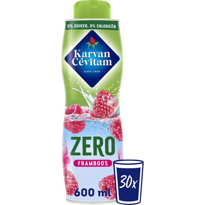 Karvan Cévitam Zero Framboos Siroop 600 ml (0.6L)