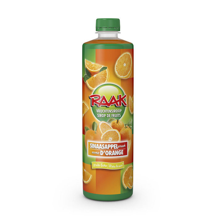 Vruchtensiroop sinaasappel (Fles, 0.75L)