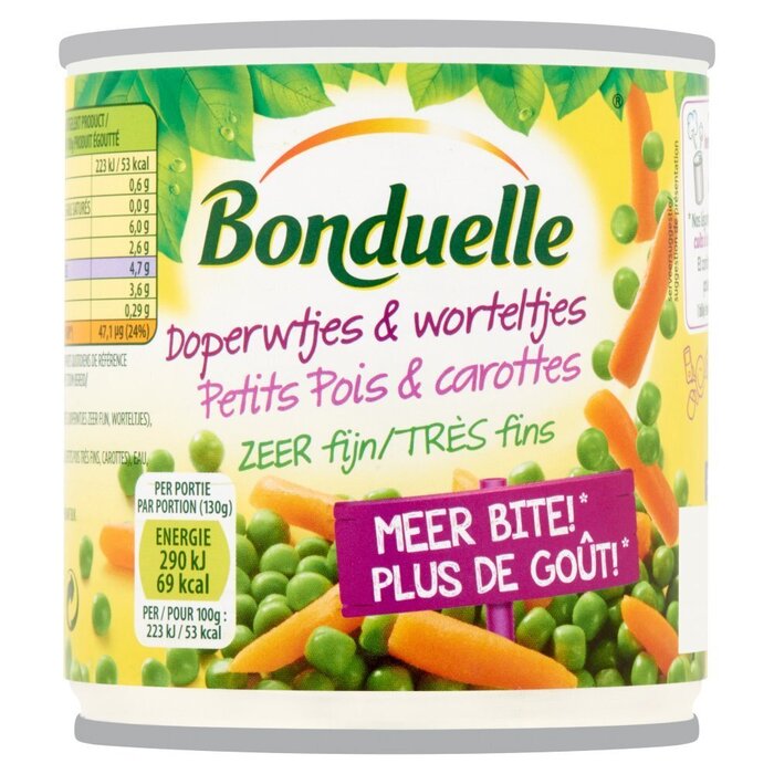 Doperwtjes & Wortetjes (Blik, 150g)