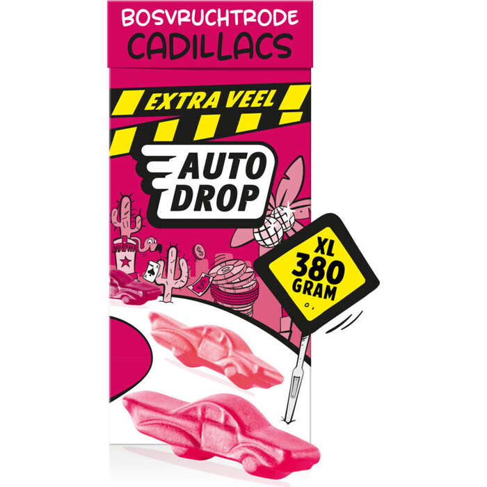 Autodrop Bosvruchtrode cadillacs XL (380g)