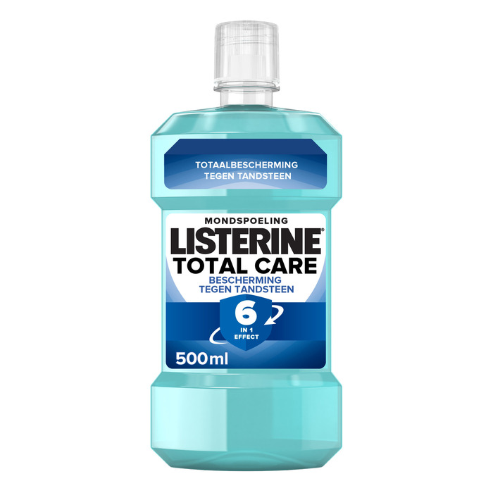 Listerine Mondwater anti-tandsteen active (Fles, 0.5L)