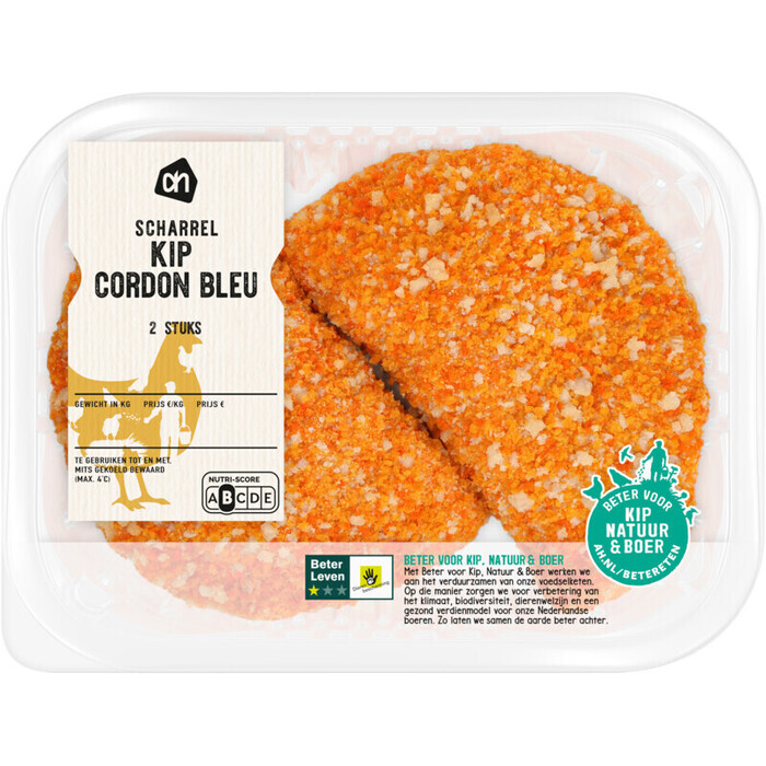 AH Scharrel kip cordon bleu 2 stuks (2 × 125g)