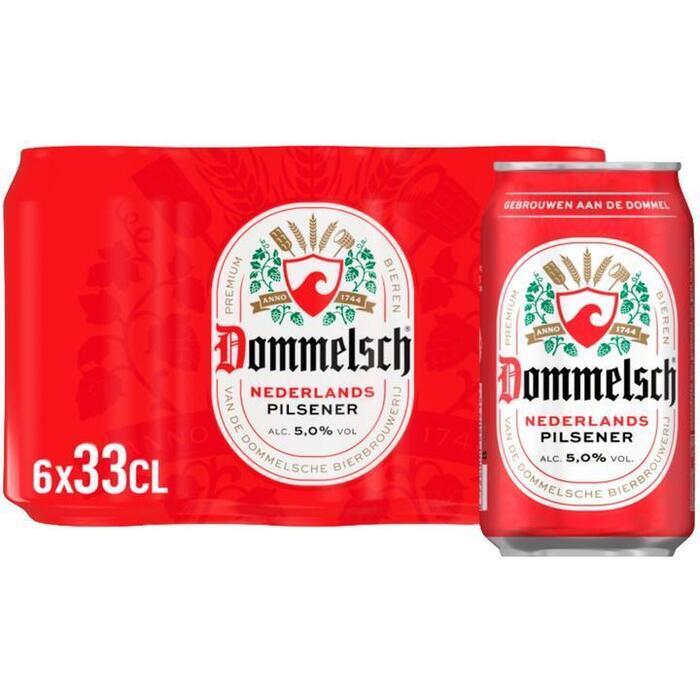 Dommelsch - Pils - Blik - 6 x 330ML (Set, 6 × 33cl)
