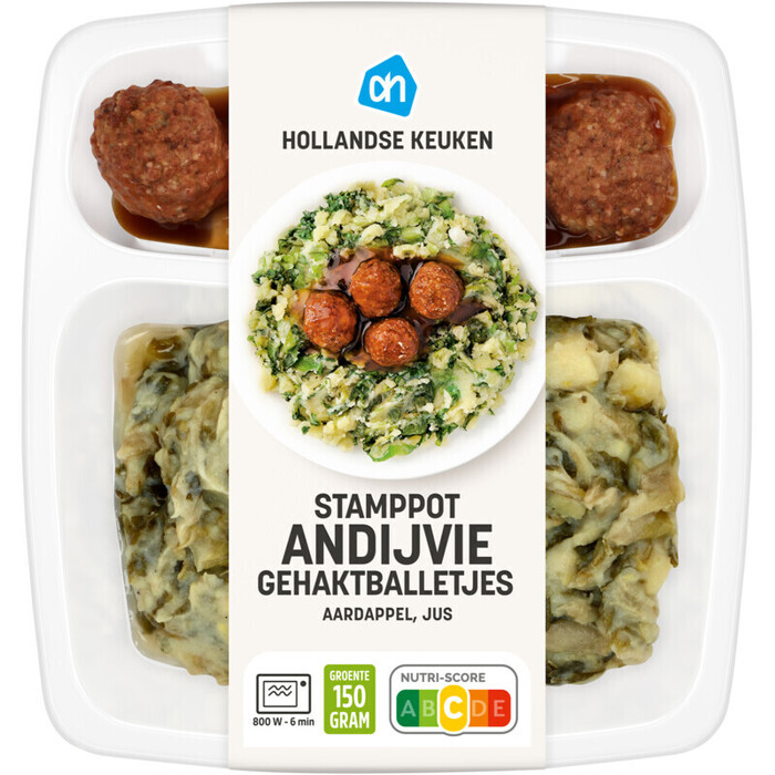 Hollandse stamppot andijvie (bak, 500g)