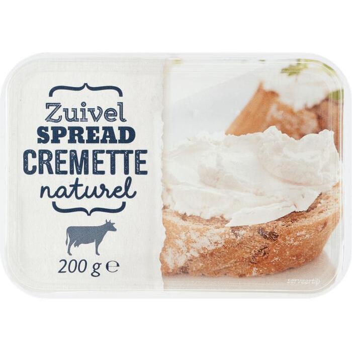 Cremette Zuivelspread Naturel 200 g (200g)