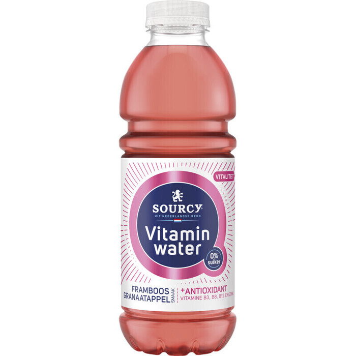 Vitaminwater framboos-granaatappel (1L)