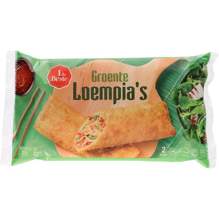 1 de Beste Loempia groente 2 stuks (350g)