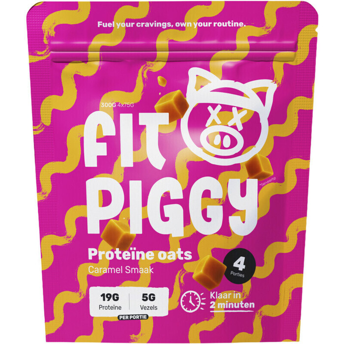 Fit Piggy Proteïne oats salted caramel (300g)