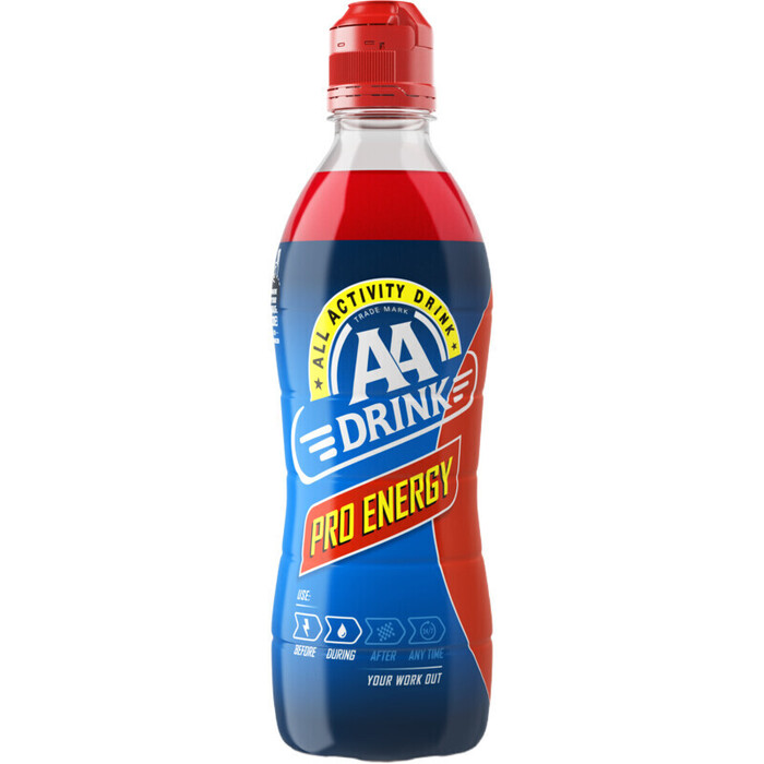 AA Drink Pro Energy 500 ml (Fles, 0.5L)