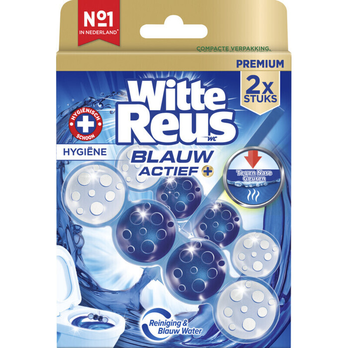 Witte Reus Blauw actief hygiene (blister, 100g)